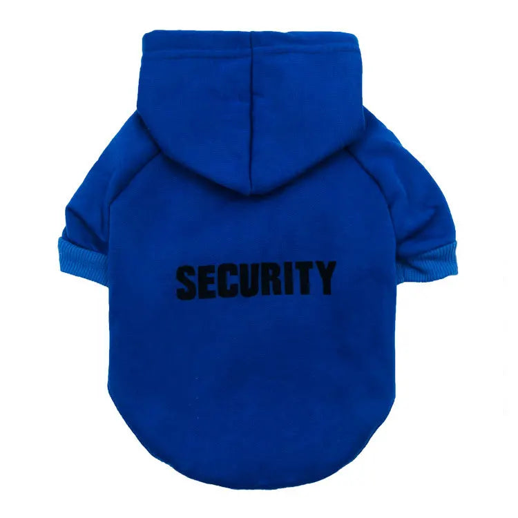 Security Cat Clothes Pet Cat Coats Jacket Hoodies For Cats