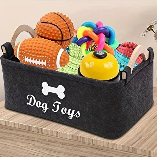 Storage Basket Chest Organizer Pet Toys