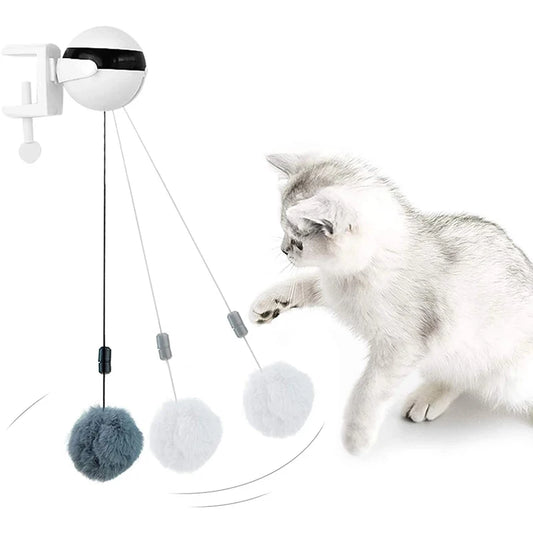 Electronic Motion Cat Toy YoYo Lifting Ball Electric Flutter Interactive Cat