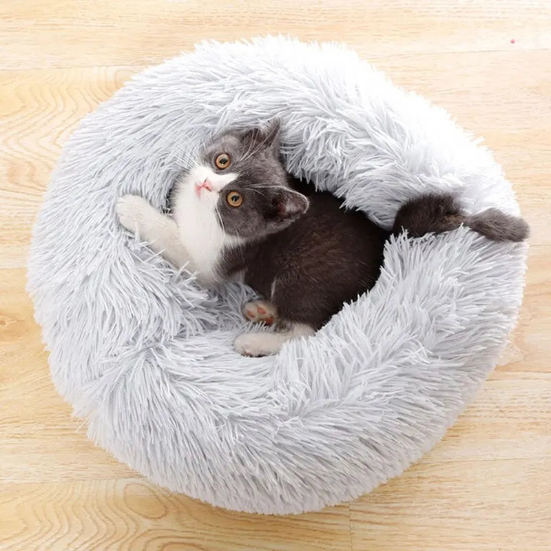 Super Cat Bed Warm Sleeping Cat Nest Soft Long