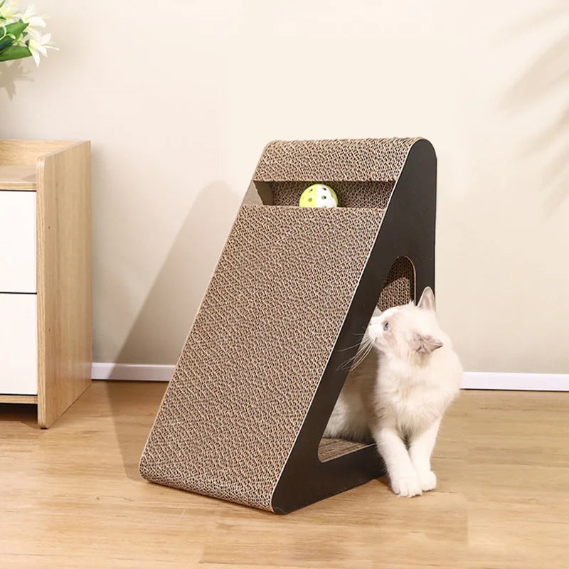 Cat Scratch Cardboard with Rotating Ball Wear-resistant